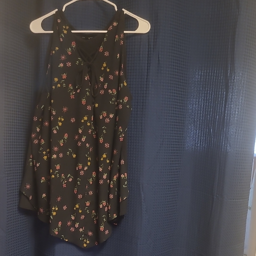 Lane Bryant Classic Black Blouse